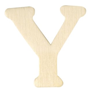 Holz-Buchstaben, 4 cm, Y
