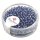 Rocailles, 2,6 mm , mit Silbereinzug, hellblau, Dose 16g