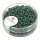 Rocailles, 2,6 mm , mit Silbereinzug, jade, Dose 16g