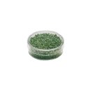 Rocailles, 2,6 mm , opak gelüstert, hell grün, Dose 17g