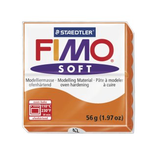 Fimo soft Modelliermasse, capriorange, 8020-42, 57g