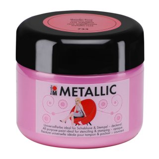 Marabu Metallic Metallic-Rosa 733, 225 ml