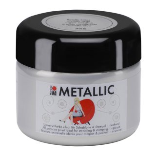 Marabu Metallic Metallic-Silber 782, 225 ml