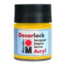 Marabu Decorlack Acryl, Mittelgelb 021, 50 ml