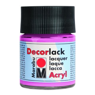Marabu Decorlack Acryl, Pink 033, 50 ml
