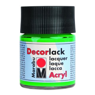 Marabu Decorlack Acryl, Hellgrün 062, 50 ml