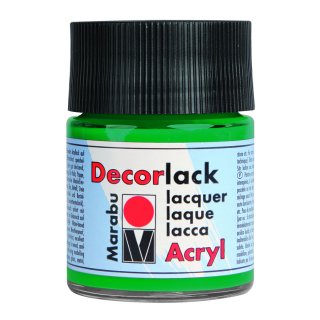 Marabu Decorlack Acryl, Saftgrün 067, 50 ml