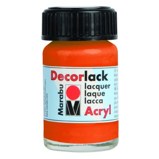 Marabu Decorlack Acryl, Orange 013, 15 ml