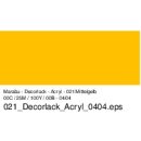Marabu Decorlack Acryl, Mittelgelb 021, 15 ml