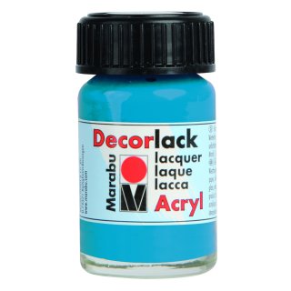 Marabu Decorlack Acryl, Cyan 056, 15 ml