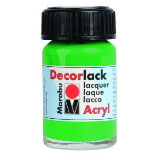 Marabu Decorlack Acryl, Hellgrün 062, 15 ml