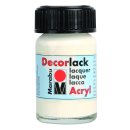 Marabu Decorlack Acryl, Weiß 070, 15 ml