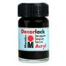 Marabu Decorlack Acryl, Schwarz 073, 15 ml