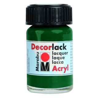 Marabu Decorlack Acryl, Tannengrün 075, 15 ml