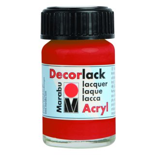 Marabu Decorlack Acryl, Geranie 230, 15 ml