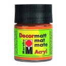 Marabu Decormatt Acryl, Orange 013, 50 ml