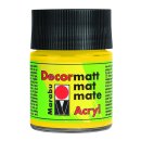 Marabu Decormatt Acryl, Gelb 019, 50 ml