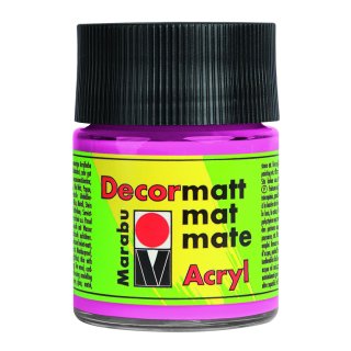 Marabu Decormatt Acryl, Pink 033, 50 ml