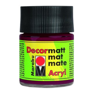 Marabu Decormatt Acryl, Bordeaux 034, 50 ml