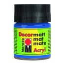 Marabu Decormatt Acryl, Mittelblau 052, 50 ml