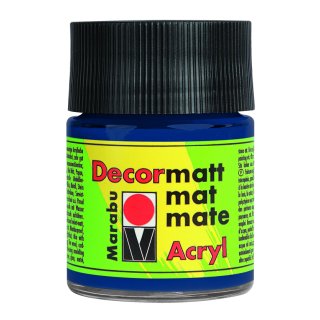 Marabu Decormatt Acryl, Dunkelblau 053, 50 ml