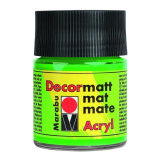 Marabu Decormatt Acryl, Gelbgrün 066, 50 ml