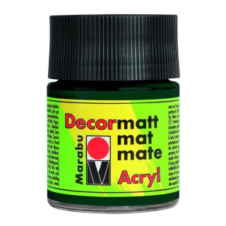 Marabu Decormatt Acryl, Tannengrün 075, 50 ml