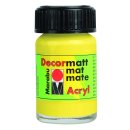 Marabu Decormatt Acryl, Zitron 020, 15 ml