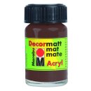 Marabu Decormatt Acryl, Mittelbraun 040, 15 ml