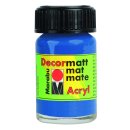 Marabu Decormatt Acryl, Mittelblau 052, 15 ml