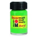 Marabu Decormatt Acryl, Hellgrün 062, 15 ml