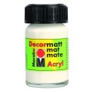 Marabu Decormatt Acryl, Wei&szlig; 070, 15 ml