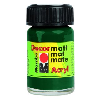 Marabu Decormatt Acryl, Tannengr&uuml;n 075, 15 ml