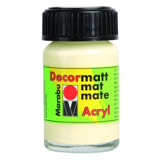 Marabu Decormatt Acryl, Elfenbein 271, 15 ml