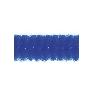 Chenilledraht/Biegepl&uuml;sch 8mm 10 St./50 cm/blau