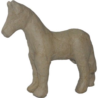 Pappmaché "Pferd" 11x 11cm