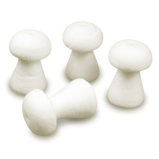 Watte-Figurenkegel -weiß- -mittel-, 55mm, 30 Stück