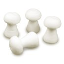 Watte-Figurenkegel -weiß- -klein-, 45mm, 35 Stück