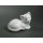 Styropor-Katze liegend, 12,5x10cm