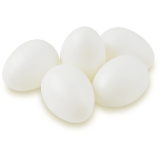 Kunststoff-Eier klein 3,9 x 2,9 cm, 1 Stück