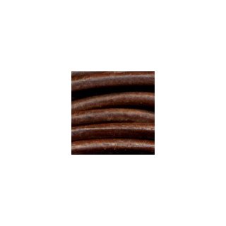 Ziegen-Lederriemchen, ø1,5mm, 100cm, braun