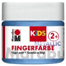 Marabu KiDS Fingerfarbe, Metallic-Blau 752, 100 ml