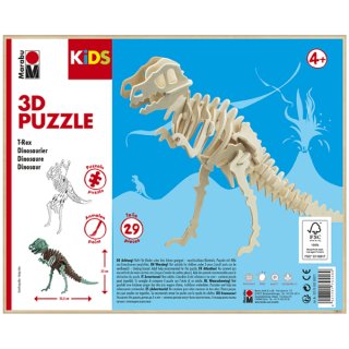 Marabu KiDS 3D Puzzle T-Rex Dinosaurier