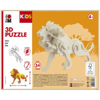 Marabu KiDS 3D Puzzle Löwe