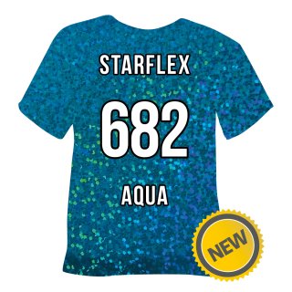 POLI-FLEX Starflex Flexfolie Aqua, Transferfolie holographisch