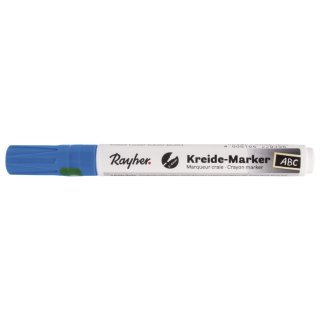 Kreide-Marker, azurblau, Keilspitze 2-6 mm